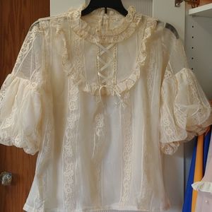 Ruffled Lace blouse